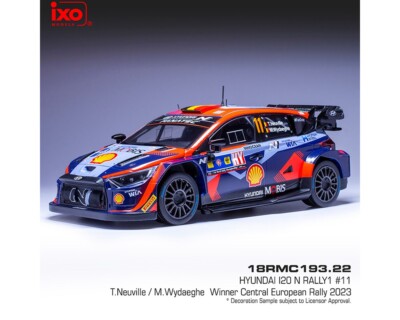 Ixo Models 1:18 Hyundai i20 N Rally1 #11 Winner Central European