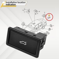 Schalter Taster Knopf Heckklappe DE für AUDI VW Passat A4 A6 A8 Q7 Q5 Seat Skoda
