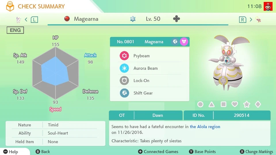 Magearna 🟣Evento QR Sol y Luna 🟣 para Pokémon Escarlata y Violeta 🟣 SIN TOCAR Foto 3 de 4