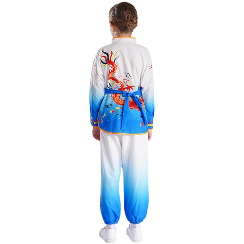 Unisex Kung Fu Long Sleeve Tops With Pants Tracksuits Uniform Clothing Tai Chi - Picture 37 of 89