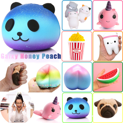 Jumbo Slow Rising Squishies Scented Charms Kawaii Squishy Squeeze Toy Collection