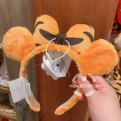 2025 Authentic Shanghai Disney Tiger Stripes Bow Tigger Ears  display picture 1