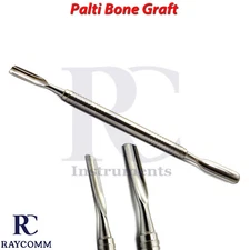 Dental Palti Bone Graft Scoop Packer Double Ended Surgical Implant Instruments