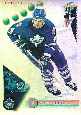 1994-95 Score PLATINUM #83 DAVE ELLETT - Toronto Maple Leafs