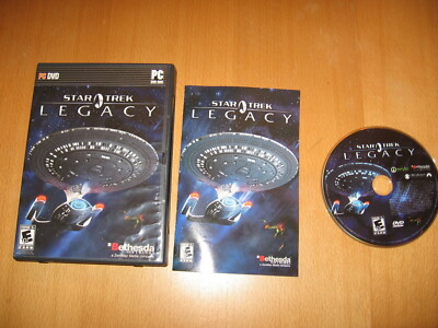 Star Trek Legacy + 25 Page Manual & Box PCDVD ******WINDOWS XP****