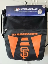 MLB SAN FRANCISCO GIANTS Backpack Sack Pack Drawstring NEW bag LARGE w POCKET