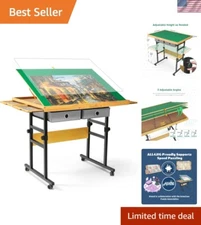 1500 Pieces Jigsaw Puzzle Table with Legs, 35.4"x26.4" Adjustable Puzzle Boar...