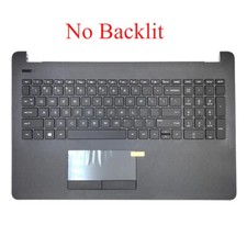 US No backlit Keyboard For HP 15-BS 15-BW 15-RA RB 250 255 G6 TPN-C129 C130 Gray