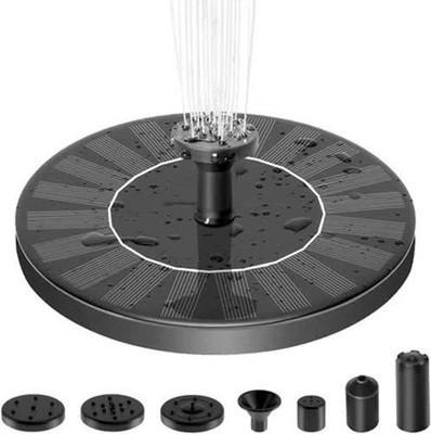 Solarbrunnen Teichpumpe Springbrunnen Garten Deko Solar Panel Solarenergie 1W