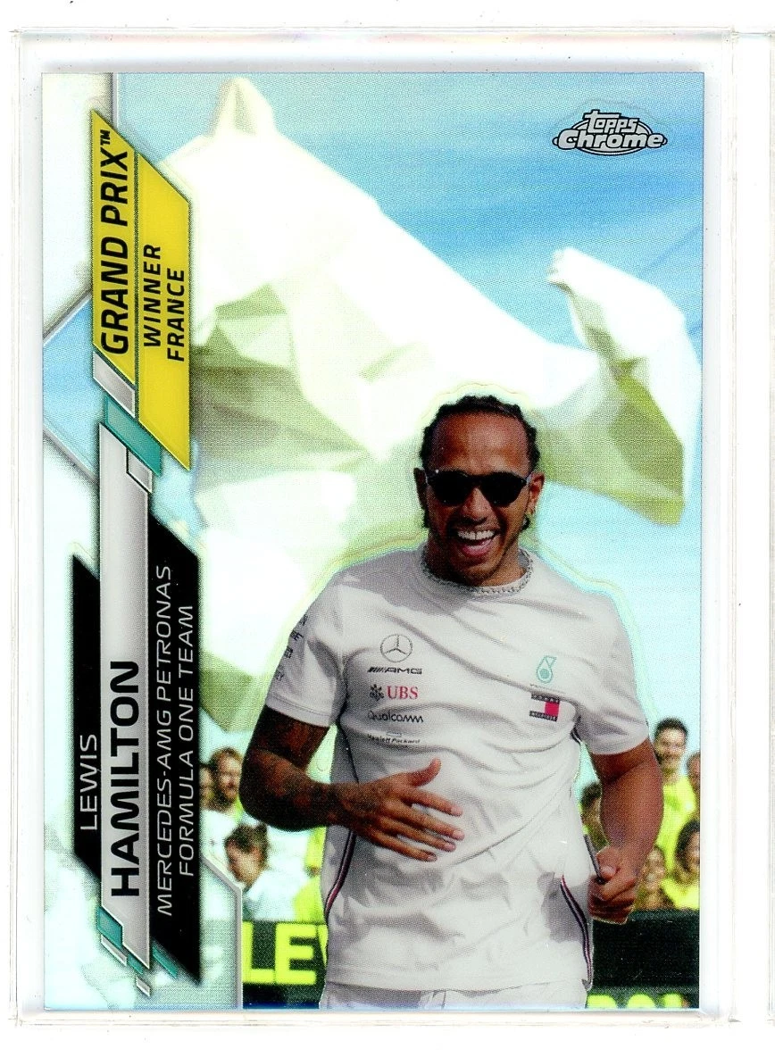 2020 Topps Chrome Formula 1 #140 Lewis Hamilton Refractor 1st Year (KD)