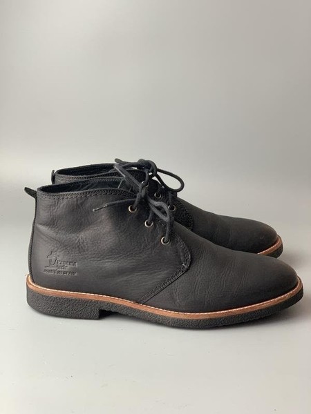 Men Panama Jack Boots Black Leather 43