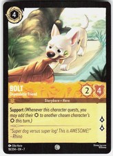 Bolt Dependable Friend 18/204 Archazia's Island Disney Lorcana