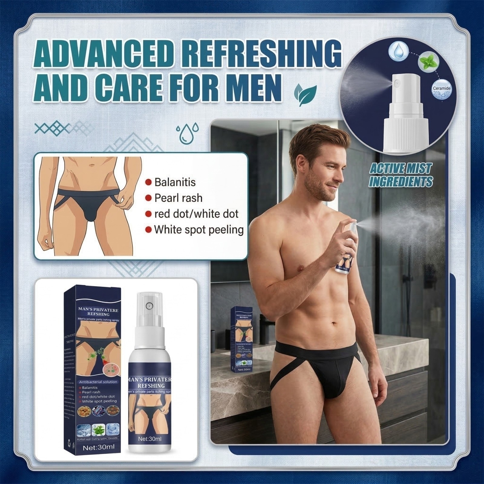 Men’s Delayed Spray Enhance Male Sexual Performance 30ml— Men Spray Care Men’s Delayed Spray Enhance Male Sexual Performance 30ml— Men Spray Care