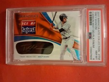 TREY MANCINI AUTOGRAPHED SP8/15 INCREDIBLE PATCH 2017 IMMACULATE COLLECTION...