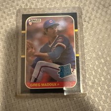 1987 Donruss Rated Rookie Greg Maddux #36 (RC)