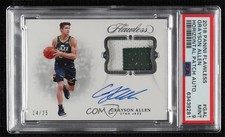 2018 Flawless Signature Prime Materials 14/25 Grayson Allen PSA 9 MINT Auto 3d3