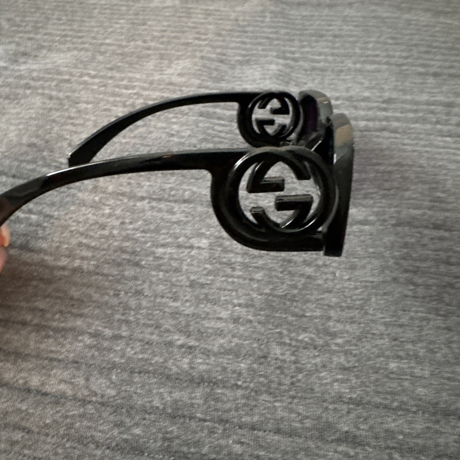 Gucci Chaise Lounge Rectangular Sunglasses- Grey/… - image 1