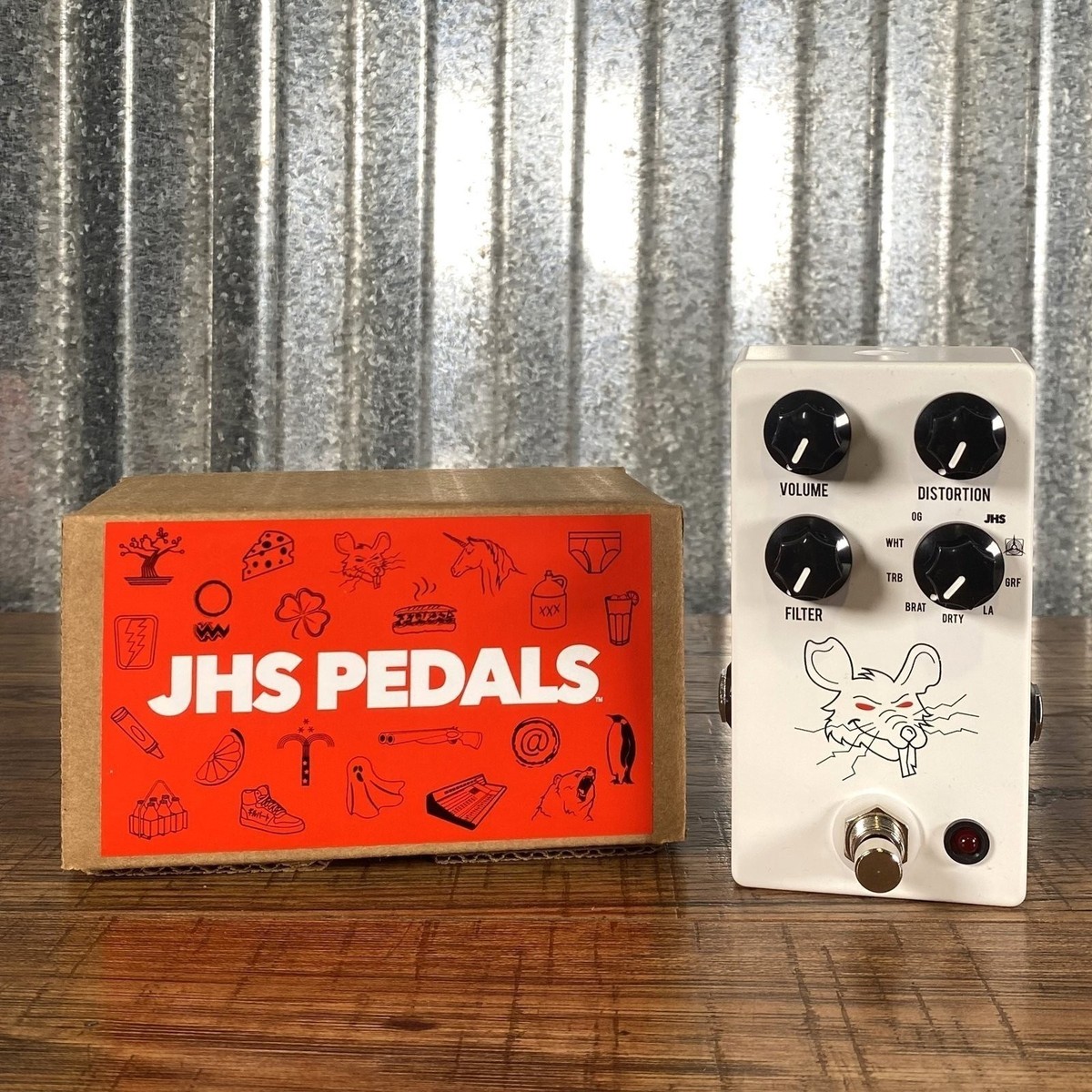 JHS Pedals Packrat 9 Rat Distortion Guitar Effect Pedal JHS Pedals Packrat 9 Rat Distortion Guitar Effect Pedal