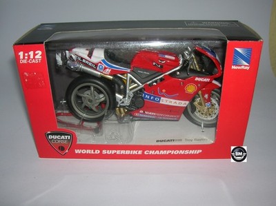 NewRay Ducati 998 World Superbike Championship #1 Troy Bayliss 1:12 Art. 43703