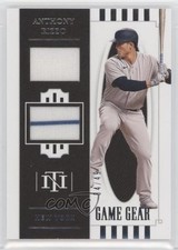 2021 Panini National Treasures Game Gear Materials 34/99 Anthony Rizzo 0u5r
