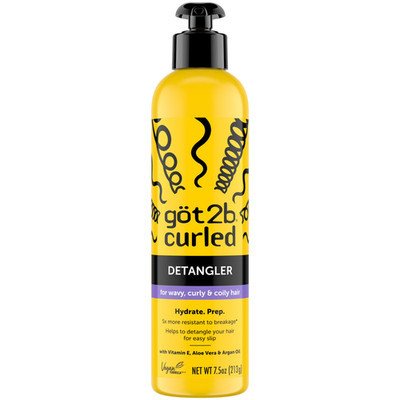 göt2b Curled Detangler, 7.5oz, for all cur types, wavy, curly & coily