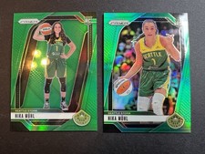 Nika Mühl Green Panini Prizm WNBA 2024 Seattle Storm Rookies Lot of 2