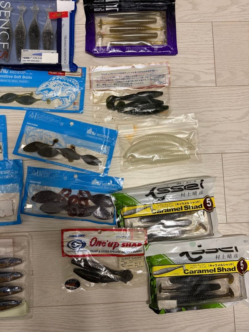 37 pieces for sale, swimbaits, shad-type worms, bulk sale, Bumble Shad - Image 7