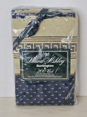 Laura Ashley Nutmeg Standard Pillowcases Set of 2 Vtg Luxery Linens Burlington