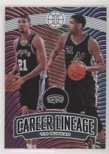 2019-20 Panini Illusions Career Lineage Tim Duncan #9 HOF fm0