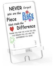 Clear Acrylic Office Decor/ Stand for Phones 5.6"x3.15" Decorative Gift
