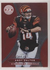 2012 Totally Certified Platinum Red Andy Dalton #6 z6b