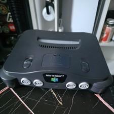 Nintendo 64 N64 Black console, Expansion Port