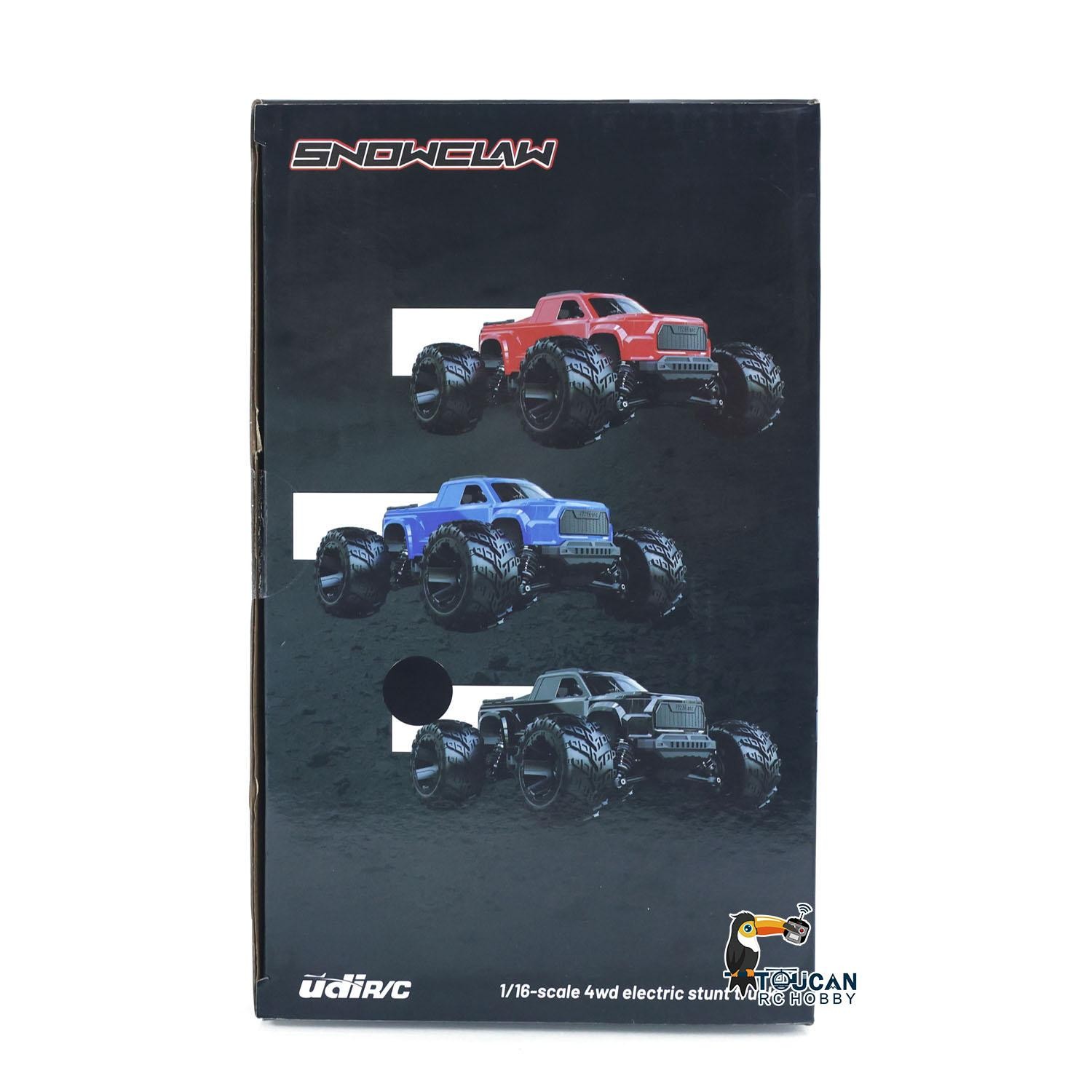 UdiRC 1/16 Radio Control Off Road Car UD1610S 4WD Monster Truck Brushless Motor
