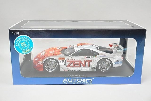 Autoart 1/18 Scale Miniature Car Supra Super Gt 2005#38 Zent