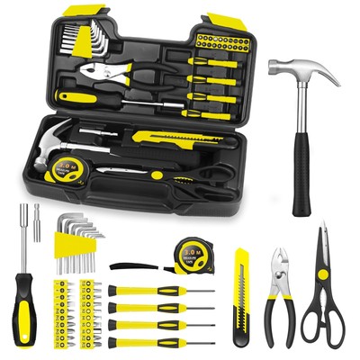 39 Piece Tool Set General Household Tool Kit - Basic Home Tool Set Small Hand...