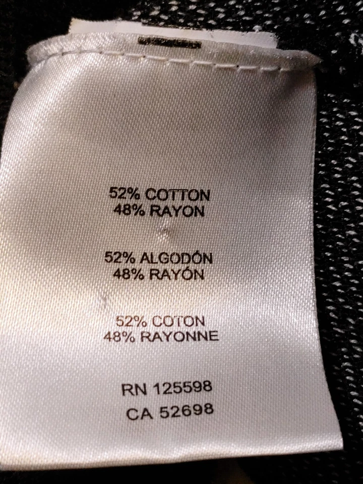 Suéter suave de invierno vintage Adrienne Vittadini para mujer mediano negro floral remolino Foto 4 de 4