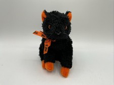 Ty Beanie Baby - FRAIDY the Halloween Black Cat 6" Stuffed Animal Toy No Tag