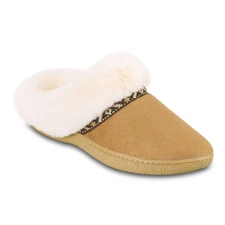 Isotoner Women's Classic Comfort Clog Slipper Size XL Buckskin Microsuede