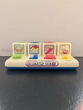 Vintage 1984 Shelcore POP-UP PETS Activity Toy - Farm Animals, Retro Toddler Toy