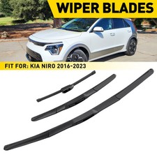 For Kia Niro 2016-2023 Front and Rear Windscreen Wiper Blade Set 26" 16'' 11''