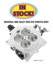 Holley Efi 112-577 - Universal 4bbl Billet 1000 Cfm Throttle Body