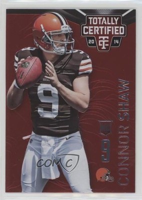 2014 Panini Totally Certified Platinum Red 13/100 Connor Shaw #115 Rookie RC 1u6