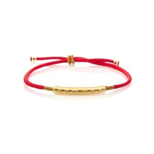 Tibetan Red String Bracelet - Handmade Buddhist Lucky Charm for Protection, G...