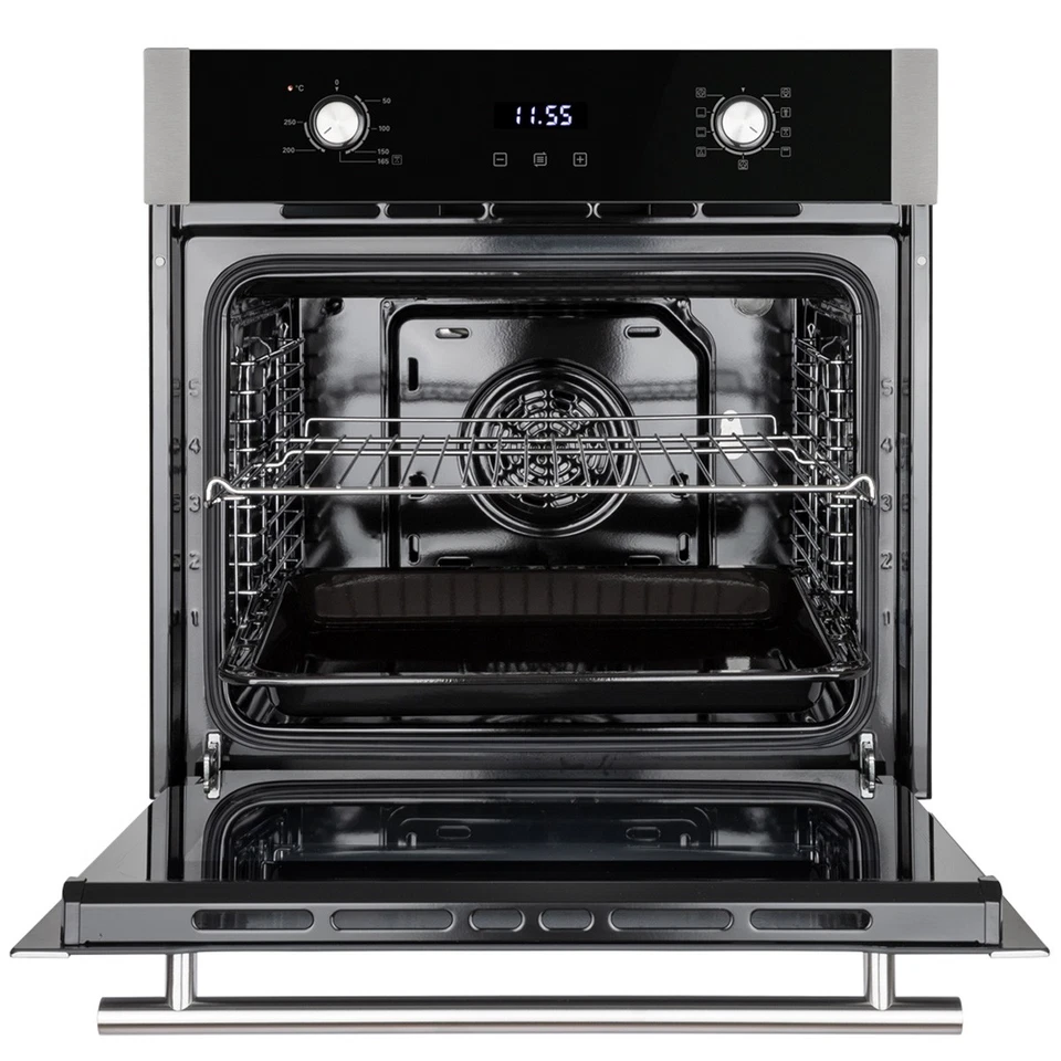 Backofen 60cm Einbaubackofen autark Grill Umluft Heißluft Pizzafunktion Touch - Bild 2 von 4