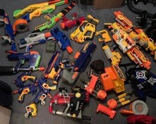 NERF Dart Gun Lot Mixed Foam Dart Blasters Accessories Collection - lot