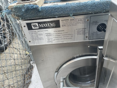#ad Maytag 18 Lb Washer 220v 3 Phase Used. $950.00