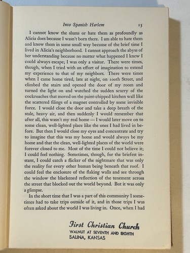 ISLAND IN THE CITY (1959) World Of Spanish Harlem 1st Printing Dan Wakefield HC - Imagen 5 de 6
