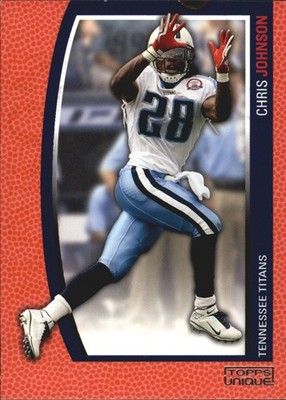 2009 Topps Unique Red #110 Chris Johnson /799 - FB