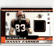 2001 Pacific Vanguard Ron Dugans / Danny Farmer MEM Double Sided Jerseys #20
