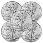 Lot of 5 - 2023 $1 American Silver Eagle 1 oz BU
